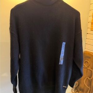 Calvin Klein Men's Black Turtleneck Sweater M